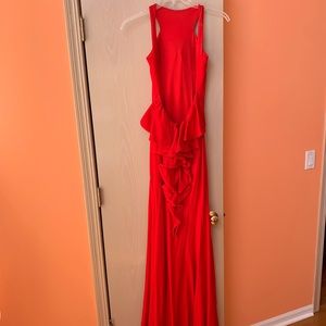 Red prom dress